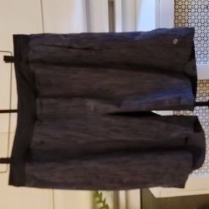 Lululemon black and grey athletic shorts